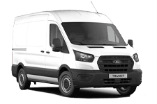 Van Hire High Peak - White Ford Transit SWB - Van hire High peak